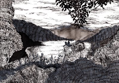 Paesaggio nebbioso, 2020 da Charlotte Orr