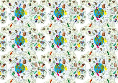 Design del bidone per il riciclaggio da Charlotte Orr