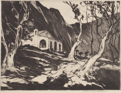 Vecchia cappella a Gorbio da Chauncey Foster Ryder