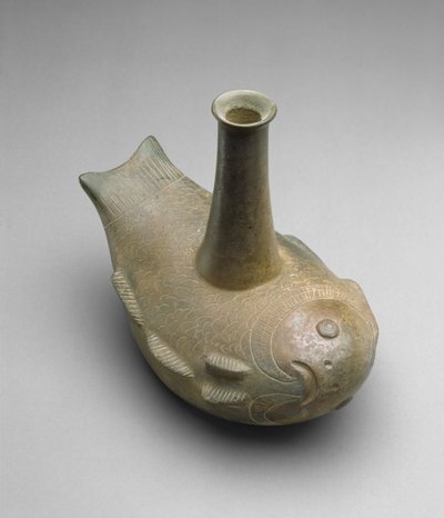 Vaso a forma di pesce, 450-200 a.C. da Chavin Chavin