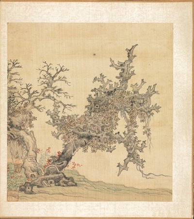 Dipinti dopo antichi maestri: Un albero antico da Chen Hongshou