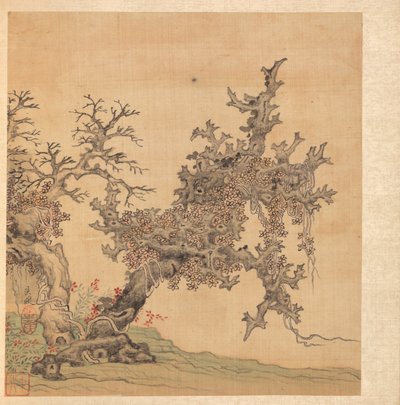 Dipinti dopo antichi maestri: Un albero antico da Chen Hongshou