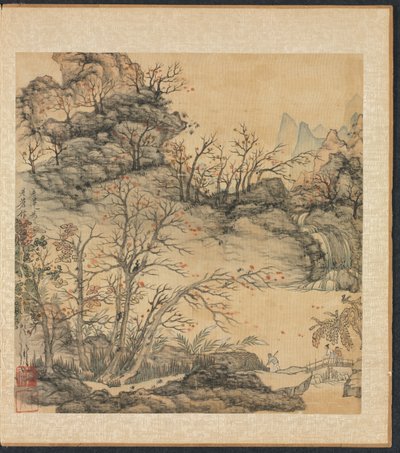 Dipinti dopo i Maestri Antichi: Paesaggio Autunnale, 1598-1652 da Chen Hongshou