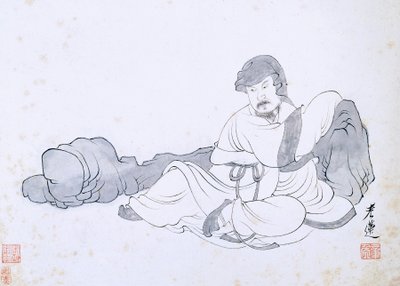 Scena dalla vita di un eremita da Chen Hongshou