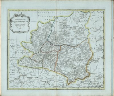 Mappa generale del governatorato di Vyatka, 1791 da Chernoi