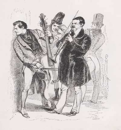 La notte di nozze da Le opere complete di Béranger, 1836 da Cherrier