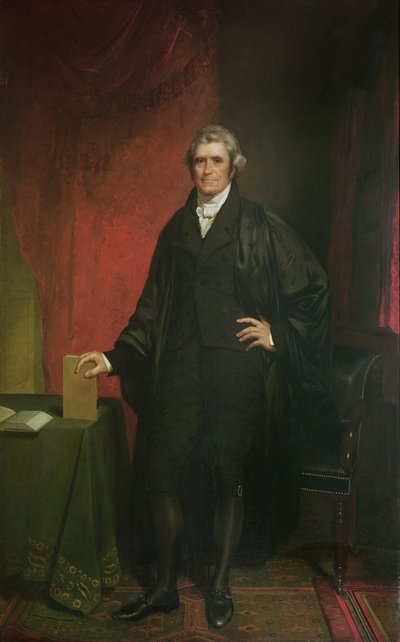 Giudice Capo Marshall (1755-1835) da Chester Harding