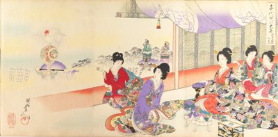 Castello di Chiyoda Album di donne, 1895 da Chikanobu Yoshu