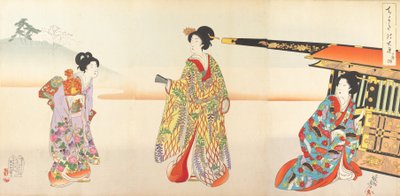 Album di donne del castello di Chiyoda da Chikanobu Yoshu