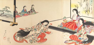 Album di donne del castello di Chiyoda da Chikanobu Yoshu