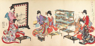 Album di donne del Castello di Chiyoda da Chikanobu Yoshu