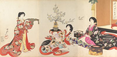 Album di donne del castello di Chiyoda da Chikanobu Yoshu
