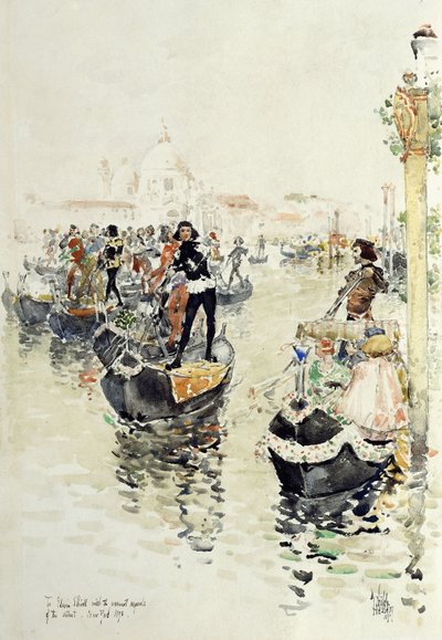 Una regata veneziana da Childe Frederick Hassam