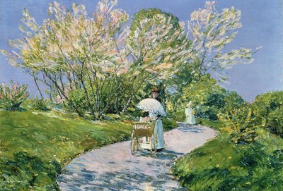 Una passeggiata nel parco da Childe Frederick Hassam