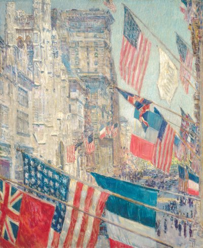 Giorno degli Alleati, maggio 1917 da Childe Frederick Hassam