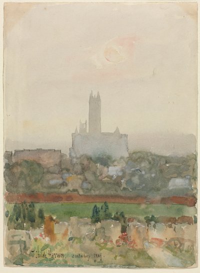 Cattedrale di Canterbury da Childe Frederick Hassam