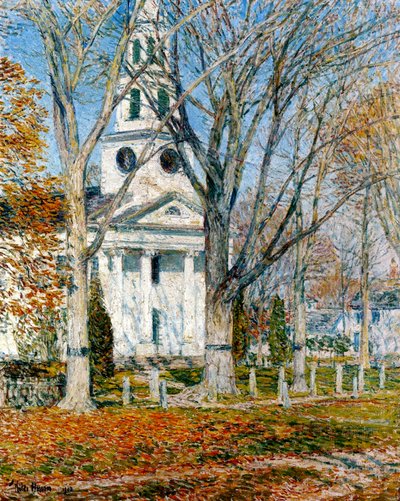 Chiesa a Old Lyme da Childe Frederick Hassam