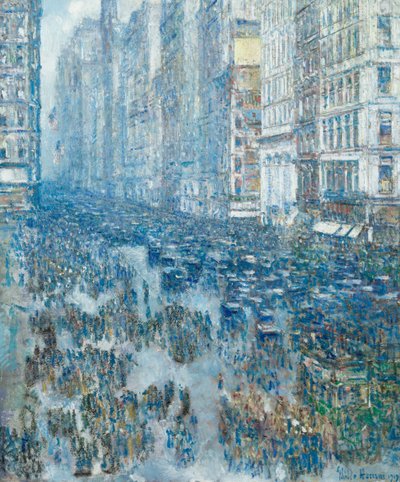 Fifth Avenue da Childe Frederick Hassam