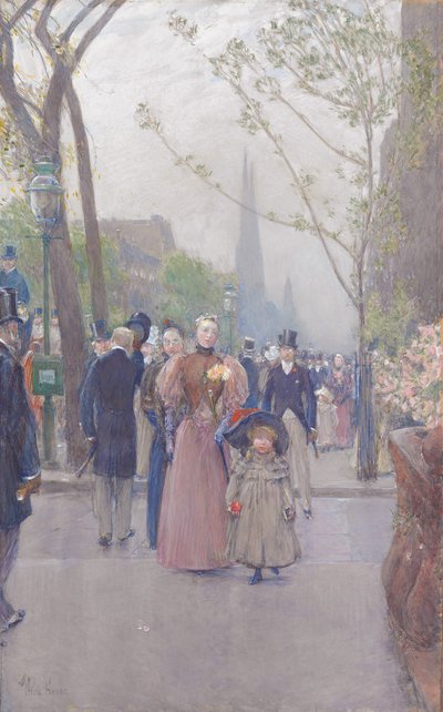 Fifth Avenue, c.1890 da Childe Frederick Hassam