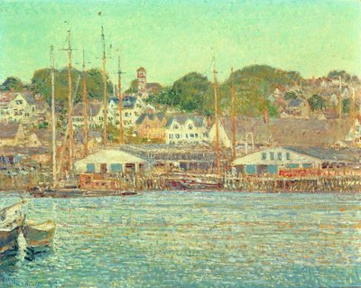Porto di Gloucester da Childe Frederick Hassam