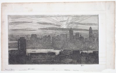 Manhattan da Childe Frederick Hassam