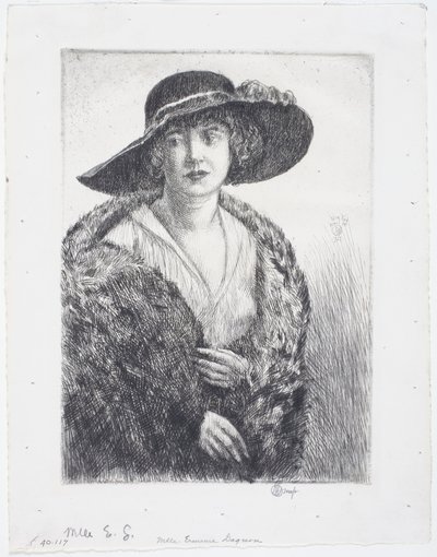 Mlle Erminie Gagnon da Childe Frederick Hassam