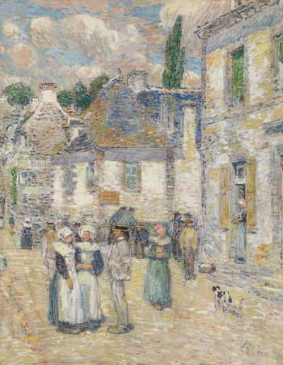 Pont-Aven da Childe Frederick Hassam