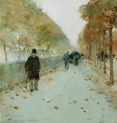 Quai du Louvre da Childe Frederick Hassam