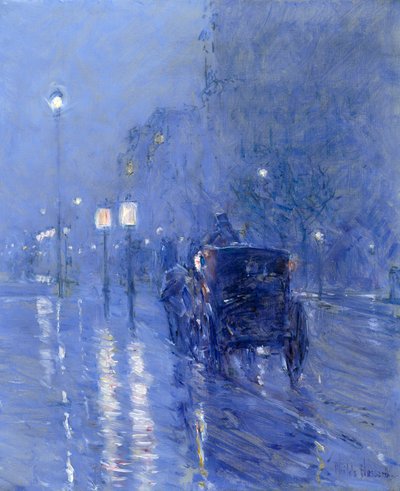Mezzanotte piovosa da Childe Frederick Hassam