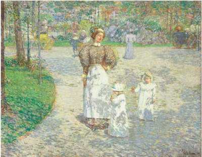 Primavera a Central Park da Childe Frederick Hassam