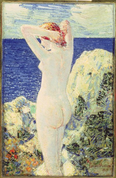 Il bagnante da Childe Frederick Hassam