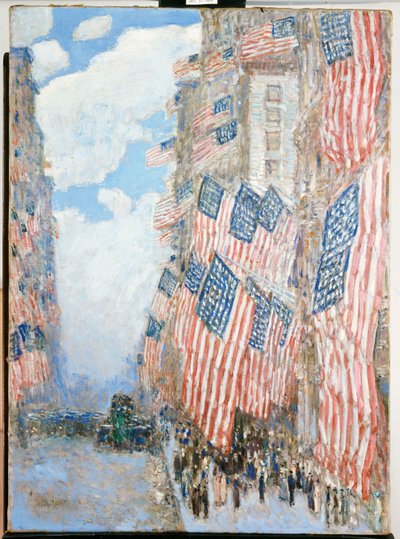Il Quattro di Luglio da Childe Frederick Hassam