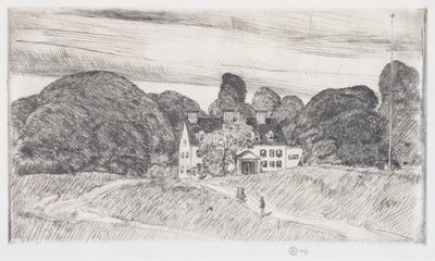 Il Maniero di Lion Gardiner da Childe Frederick Hassam