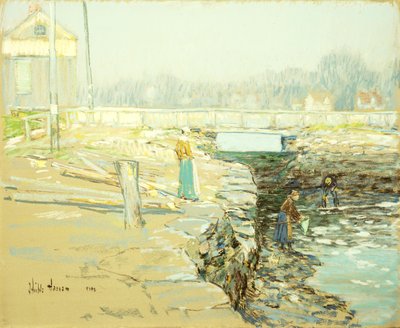 La Diga del Mulino, Cos Cob da Childe Frederick Hassam