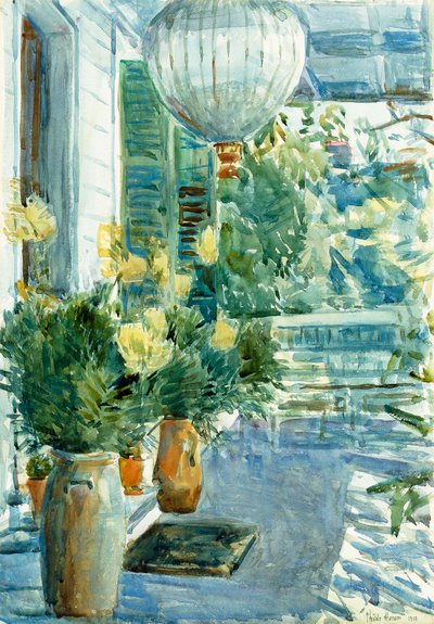 Veranda della Vecchia Casa da Childe Frederick Hassam