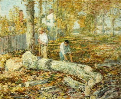 Taglialegna (Il vecchio olmo) da Childe Frederick Hassam