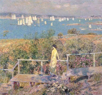 Yacht, Gloucester da Childe Frederick Hassam