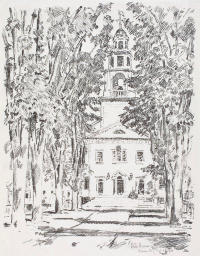 Chiesa coloniale, Gloucester da Childe Hassam