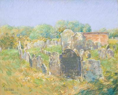 Cimitero coloniale di Lexington da Childe Hassam