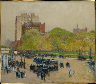 Mattina di primavera nel cuore della città da Childe Hassam