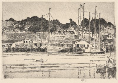 Gloucester, Porto Interno, 1919 da Childe Hassam