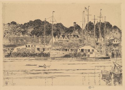 Porto Interno, Gloucester da Childe Hassam