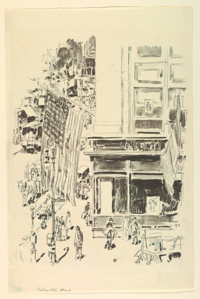 Via Lafayette da Childe Hassam
