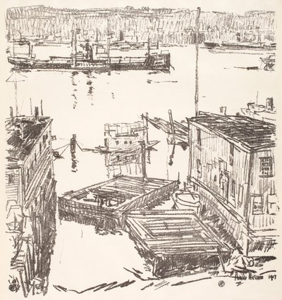 North River da Childe Hassam