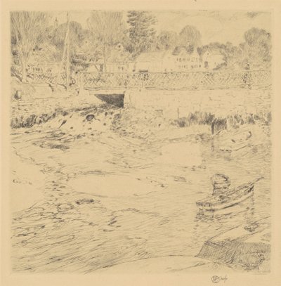 Vecchio pizzo da Childe Hassam