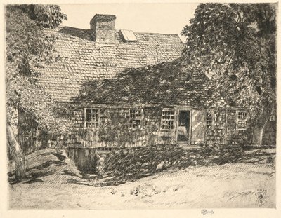 Vecchia casa Mulford, Easthampton, 1926 da Childe Hassam