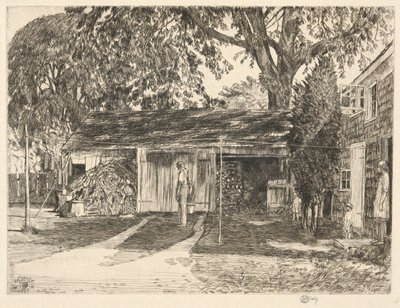 Vecchio capanno, Easthampton, 1929 da Childe Hassam