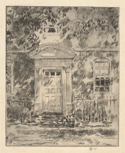 Porta di Portsmouth, 1916 da Childe Hassam