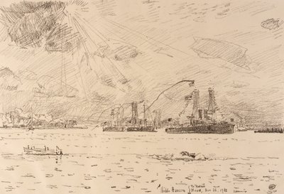 Il ritorno della flotta da Childe Hassam