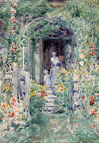 Il giardino nel suo splendore da Childe Hassam